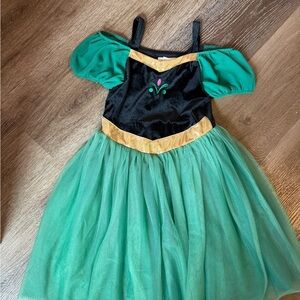 Green and Black Princess Tulle Kids Costume Dress Anna Taylor Joelle